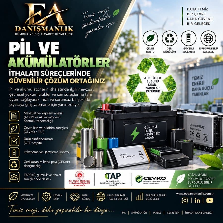 Pil ve Akümülatör İthalatı
